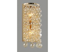 Бра Crystal Lux Mallorca AP2 Gold/Amber